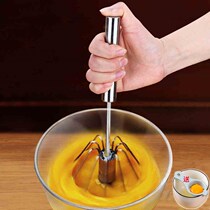 Egg beater electric household fan small manual semi-automatic handheld cream whisk stainless steel egg whisk