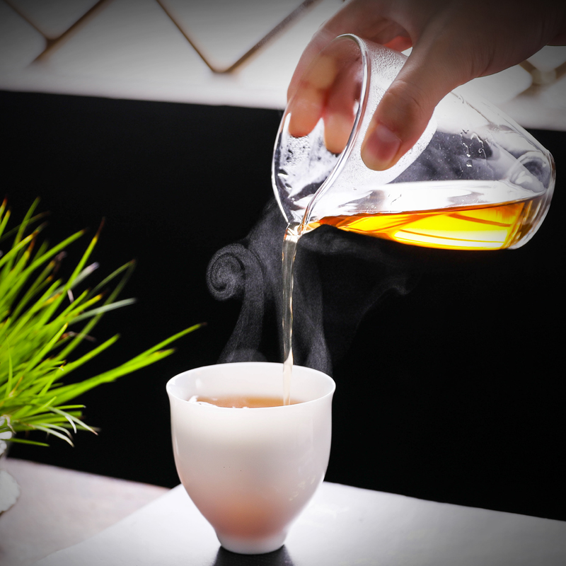 Don difference up dehua white porcelain masters cup kung fu tea set sample tea cup lard white jade porcelain teacup checking ceramic hat to CPU