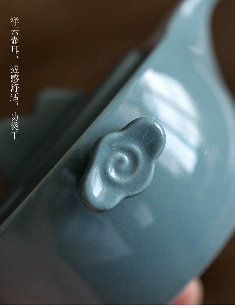 Don difference up find the land crack ultimately responds a pot of two cups of contracted office tea sets portable travel package ceramic kung fu tea set