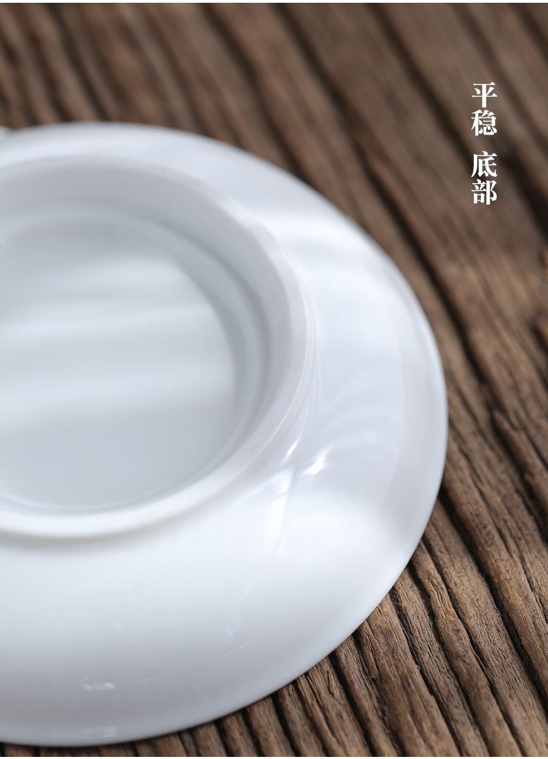 Don difference up dehua white CiHu bearing dry terms ceramic water a pot of tea adopt pot built water kung fu tea saucer