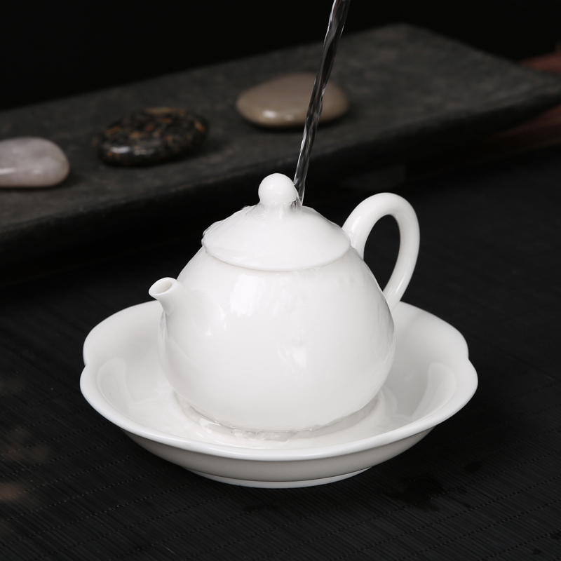 Don difference up lotus white CiHu bearing dry mercifully machine water tea tray saucer dry mercifully plate of kung fu tea set accessories household pot