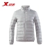 Áo khoác nam nam Xtep 2018 Thu mới Thoải mái mỏng cổ áo ấm thể thao Casual Slim thời trang Thể thao xuống áo khoác