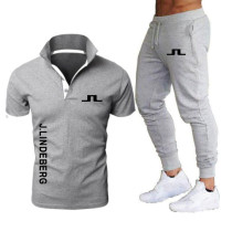 Summer 2022 New Brand Men Sports Sets 2Piece Casual Mens Sh