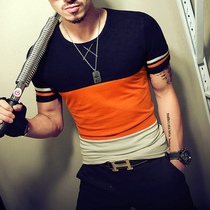 LIFENWENNA 2022 Summer New Fashion Mens T Shirt Casual Patc