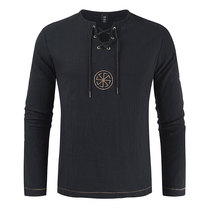 Medieval Linen Shirt Robe Viking Mens Dress Knight Renaissan