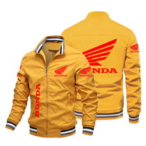 Spring Autumn Quality Mens Jacket Honda Wing Print Jacket W