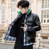 Зимняя светоотражающая одноразовая ткань, пуховик с пухом, комплект, куртка, в корейском стиле