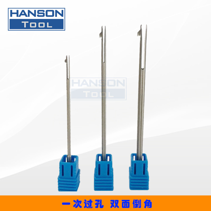 Cross hole to burr the corner knife through the hole double-sided corner knife to burr the corner knife