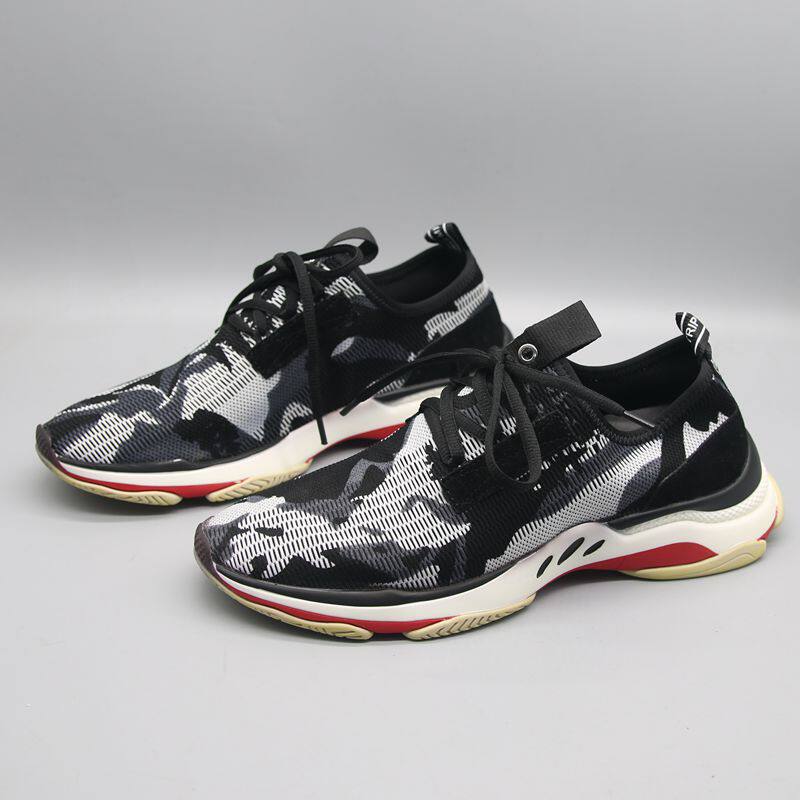 Scarce foreign trade original order processing men's casual shoes thick bottom comfortable mesh breathable sports shoes running shoes