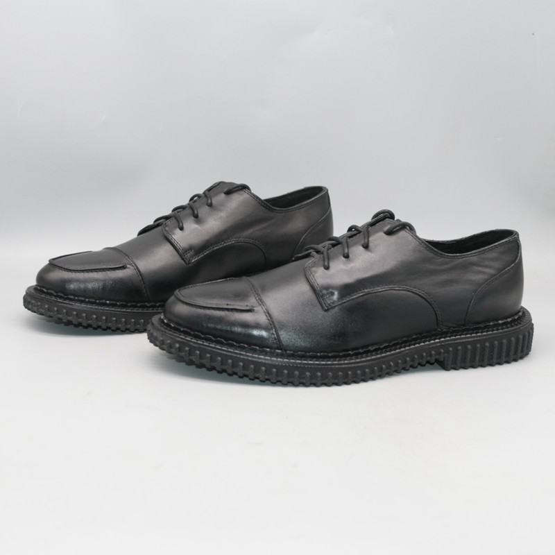 好品质 捡漏 外贸尾单真皮男鞋厚底舒适百搭英伦风商务休闲皮鞋详情2
