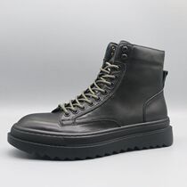 High-end Quality Pickup Foreign Trade Tail Single Genuine Leather Mens Boots Thick Underhead Layer Cow Leather Inn Retro Tooling Martin Boots