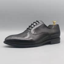 Bull Stock High-end Pickup Foreign Trade Tail Single Leather Mens Shoes Head Layer Bull Leather Handmade Business Positive Dress Working Leather Shoes