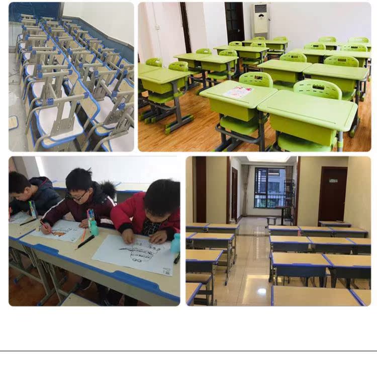 . Ghế tựa lưng hai tầng bàn làm việc nhà và ghế đặt bàn hoạt động mẫu giáo đơn giản kinh tế túi đồ nội thất dày sớm - Nội thất giảng dạy tại trường bàn học sinh lớp 1