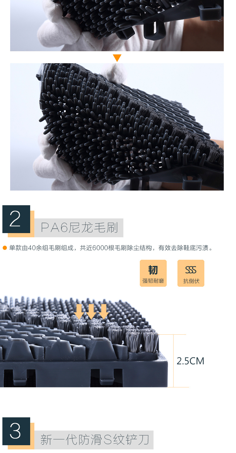 thư viện Á tùy chỉnh chống trượt Thảm ngoài trời của khách sạn trung tâm sảnh bụi mat openwork khâu triple trượt thảm - Thảm sàn thảm lót nhà tắm chống trơn