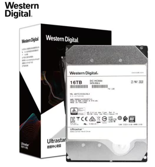 WD Western Data WUH721816ALE6L4 16T SATA 7200 to 512M Enterprise-grade NAS hard drive