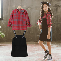 UK Next Kiss girl girl net red suit foreign gas 2020 spring autumn new plaid trendy Korean version Two sets