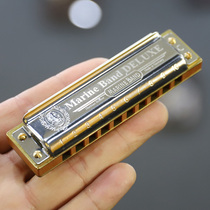 And Leihohner mbd Marine Band Delux ten 10 holes blues harmonica beginner adult