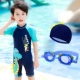 .Swimming quần cô gái áo tắm có mũ trùm đầu cô gái trẻ trung niên suối nước nóng một mảnh áo tắm trẻ em trẻ sơ sinh nhanh khô trẻ em lớn - Bộ đồ bơi của Kid