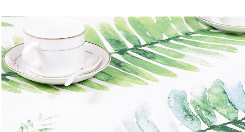 Ins gió cotton lanh nhỏ khăn trải bàn tươi vải lưới Bắc Âu bàn học sinh bàn cà phê bàn ​​vải hình chữ nhật hộ gia đình - Khăn trải bàn khăn trải bàn thổ cẩm