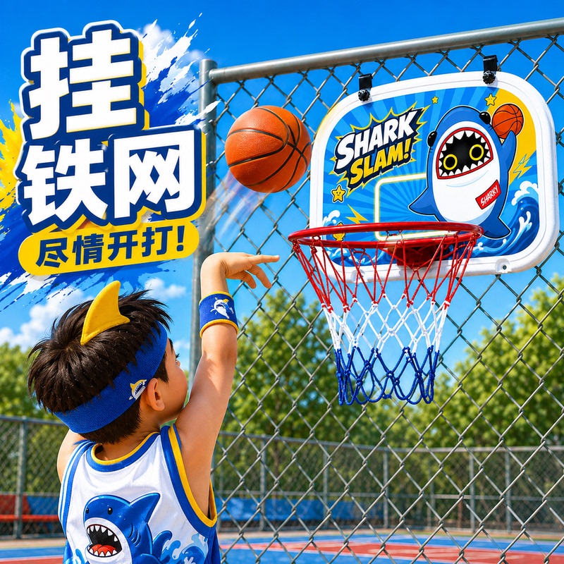 Children's Basketball Hoop, Adult Competition Sports Outdoor Portable Basketball Hoop, Boys' Shooting Toy, Girls' Door-Hanging Basketball Hoop