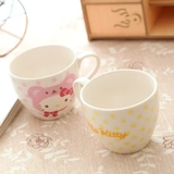 Керамическая мультяшная вместительная и большая чайная чашка