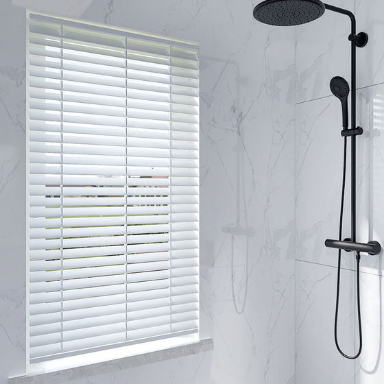 Venetian blinds simple curtain roller blind full blackout sunshade lifting no punching installation kitchen bathroom roll-pull type