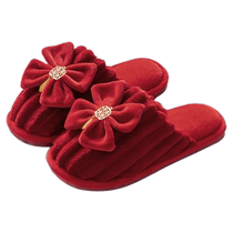 Complete collection of wedding supplies slippers a pair of brides dowry items dowry newlywed gifts cotton slippers wedding