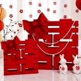 Планировка свадьбы и помолвки, свадебный зал, новый набор украшений для дома, трехмерные украшения счастливых персонажей, спальня жениха и невесты, интернет-знаменитость невесты