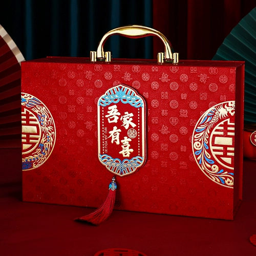 Caica Money Box Congagement, свадебный подарок золотой короб