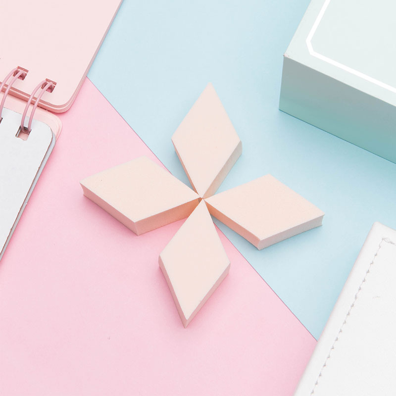 MINISO SBR special-shaped powder puff 15 pieces diamond-shaped makeup sponge dry and wet dual-use beauty makeup