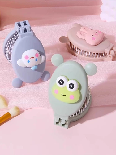 Складная портативная высокая высококачественная расческа, детское милое маленькое зеркало, массажер, раздельный комплект