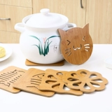 Мультяшный деревянный нескользящий настольный коврик, чайная чашка, защита от ожогов
