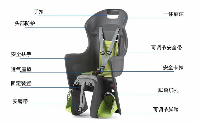 siège enfants pour vélo POLISPORT - Ref 2438027 Image 8