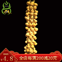 Small hand twist gourd pendant home feng shui lucky natural gourd string decorative ornaments town house transfer to ensure safety