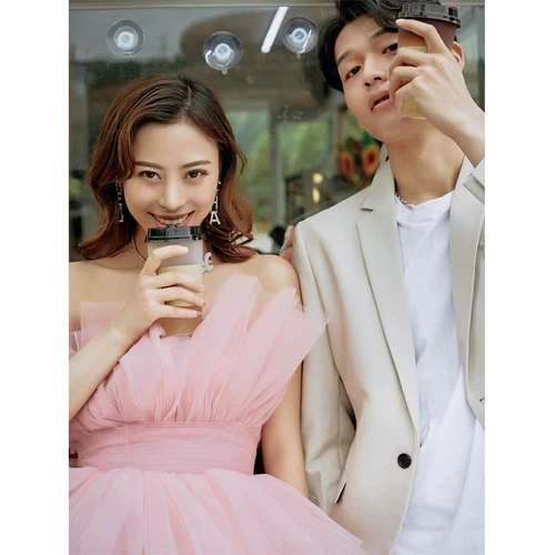 Розовый реквизит для фотографии, коллекция 2022, открытые плечи