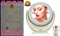 LEEGOYO Makeup Vanity Mirror With Led Lights And Magnificati