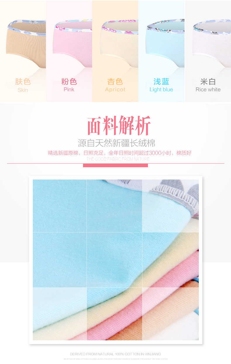 Slip jeunesse ADMK3066-3 en coton - Ref 666060 Image 7