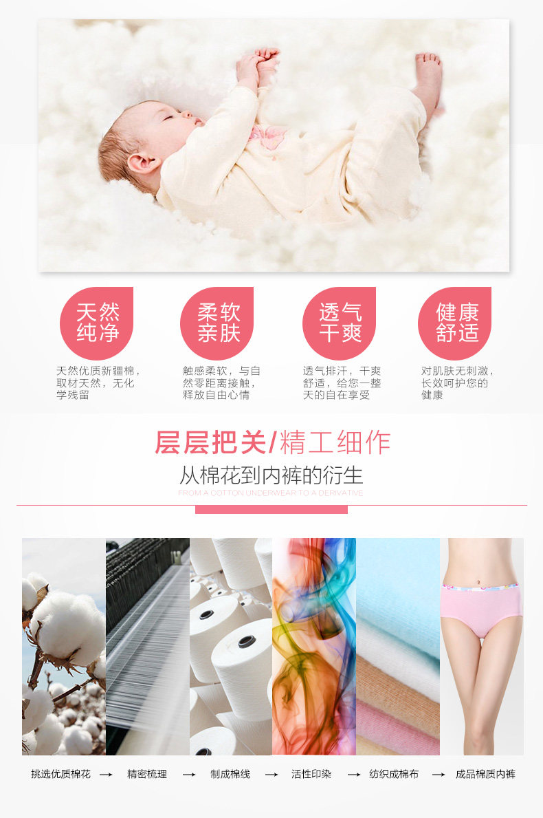 Slip jeunesse ADMK3066-3 en coton - Ref 666060 Image 9