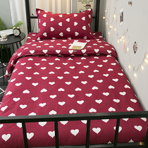 ins wind dormitory bed three sets of students single beds single beds single four pieces 3 cute po points bunk beds for girls