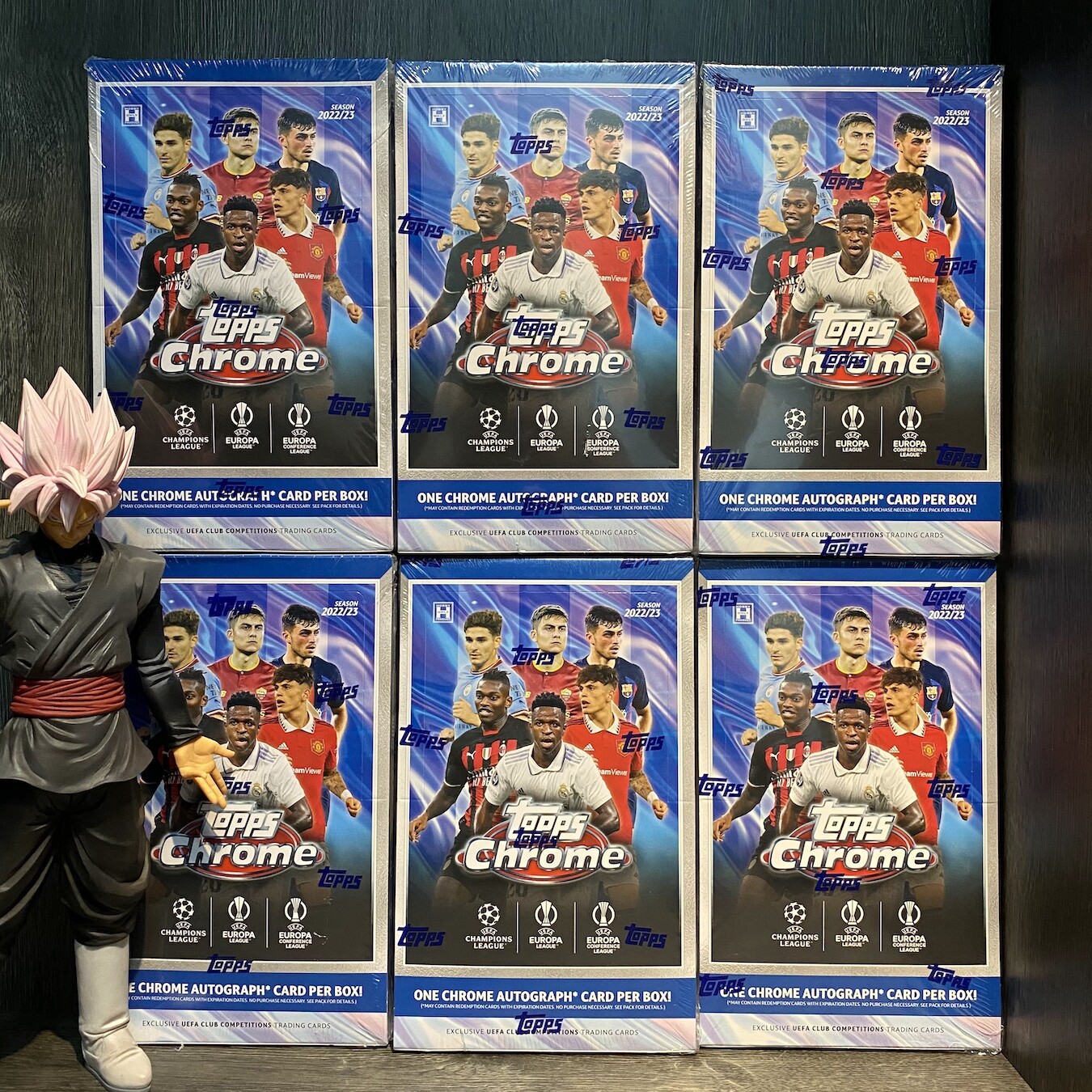 2022-23 Topps Chrome TC Champions League UEFA Eurobattle UCC Hobby football star card box-Taobao