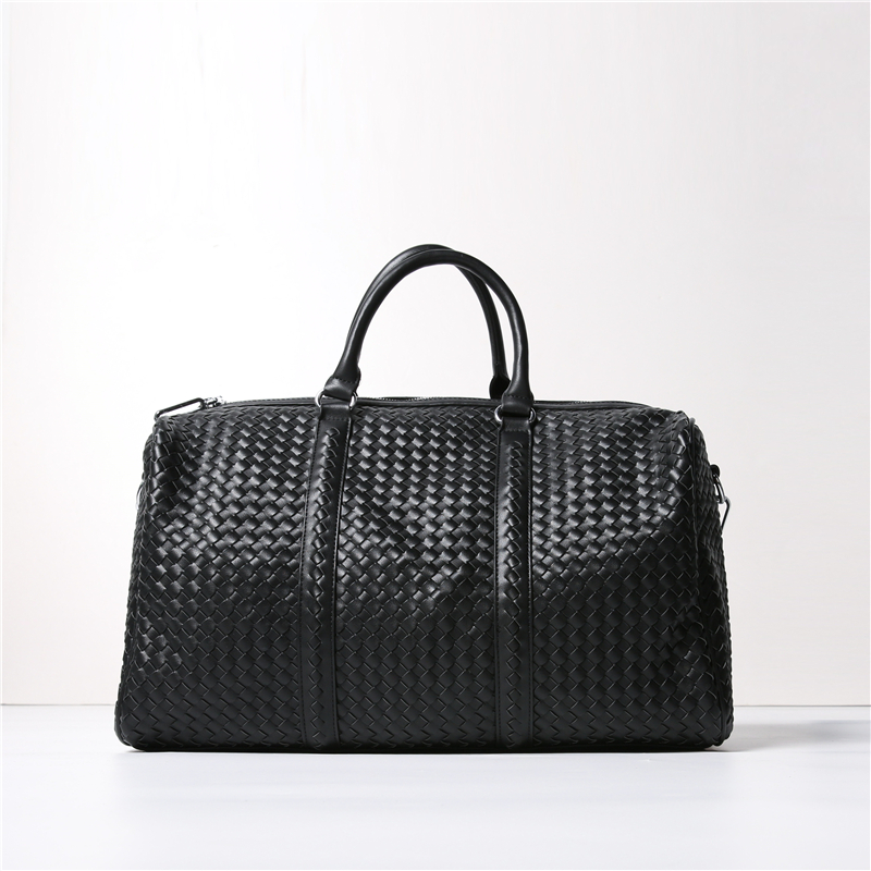 2017原创潮牌编织PU皮革纽扣拉链手拿包时尚休闲单肩包男士怀旧包