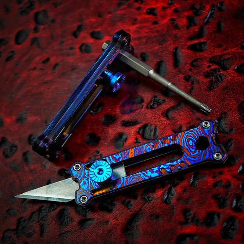 CooYoo Крутые друзья M2 Титан Дамаск Лаурус Мики EDC Tool EDC Tool