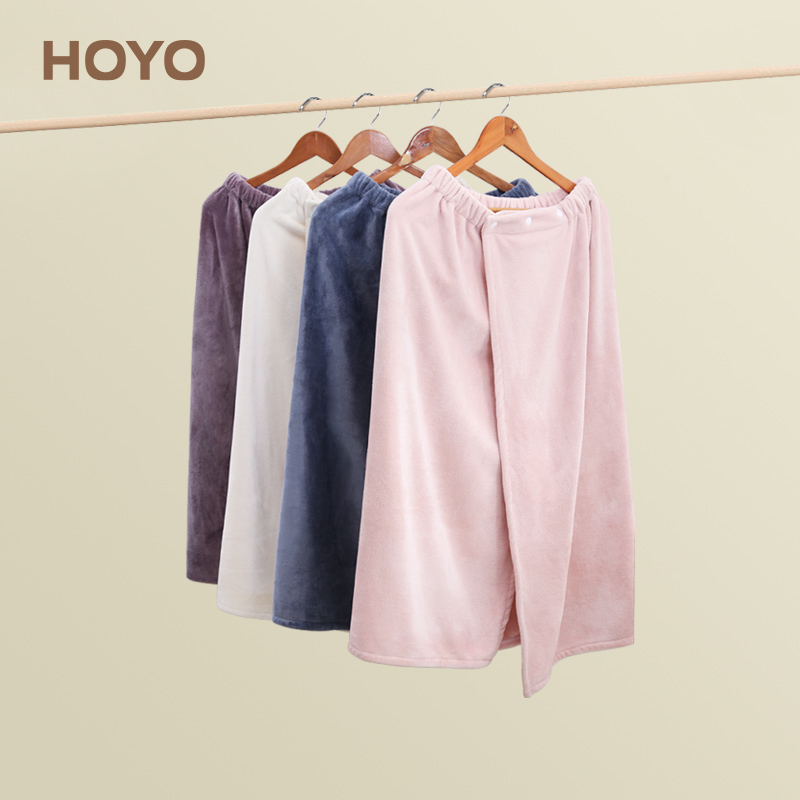 Japan Hoyo Extremely Fine Fiber Bath Dress Lady Can Wear Wrap Adults Home Soft Water Suction Speed Dry Rag Bath Towels