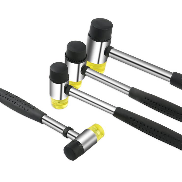 Rubber hammer tile multifunctional professional rubber hammer leather hammer soft glue like leather hammer floor beating hammer installation hammer