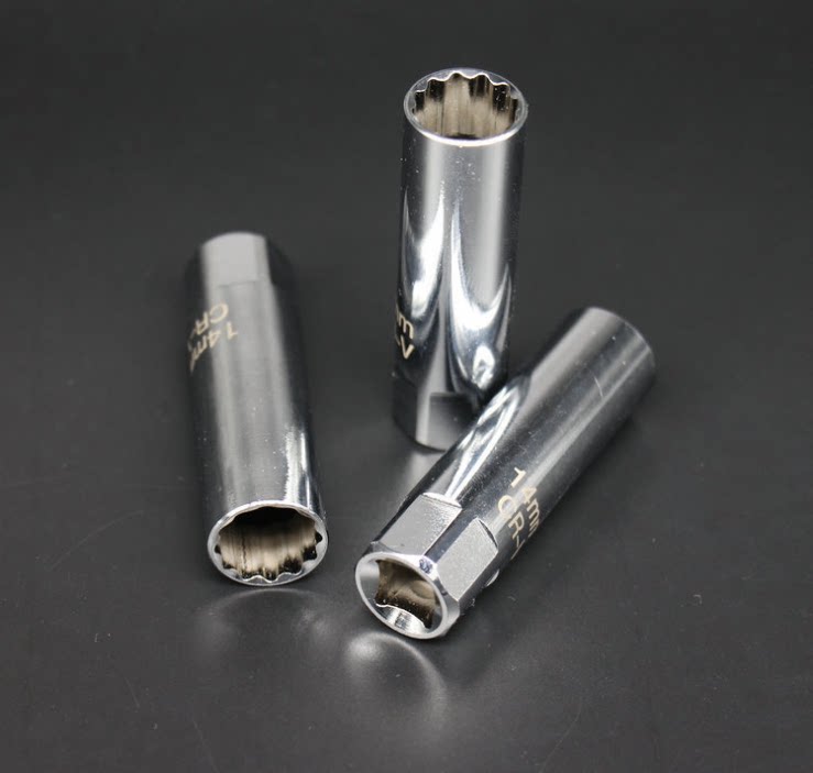 Disassembly and assembly of spring leaf type 14mm automobile spark plug sleeve 3 8 spark plug