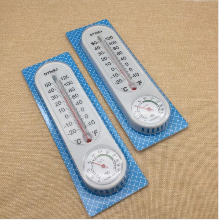 Wall-mounted dry and wet thermometer strip thermometer indoor dry and wet thermometer digital thermometer
