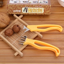 Walnut clip peeling walnut tool household kitchen peeling artifact multifunctional clip pecan dried fruit nut pliers