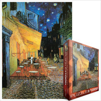 Special spot EUROGRAPHICS imported painting puzzle Van Gogh under the starry sky coffee house 1000 pieces