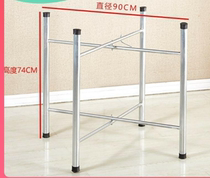 Susu simple big round table frame foldable iron table leg support table foot table folding telescopic table stand table tripod stand