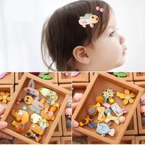 Childrens hair accessories Girl headdress Korean baby hair clip Baby hair card cute baby hair bow clip